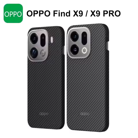 Original OPPO Find X9 / X9 Pro Case Magnetic Mag Karbon fiber / PC Ultra-thin Frosted PC Cover For O
