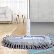 S-T🔰round and Square Flatbed Triangle Rotating Mop Bathroom Family New round Head Lightweight Lengthened Telescopic Rod