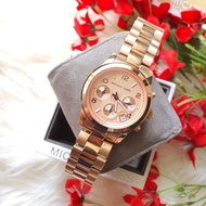 Original Michael Kors MK5128 Womens Rose Gold Chronograph Watch