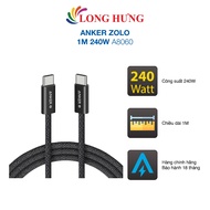Anker Zolo USB Type-C to Type-C Cable 1m 240W A8060 - Genuine product 240w Type C Cable