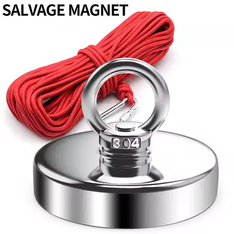 Salvage Magnet Heavy Duty Search Magnets Strong Neodymium Magnetic Hook Magnet Sea Fishing Magnet Mo