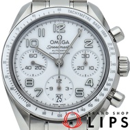 歐米茄超霸系列計時表 38毫米 超霸系列日期自動上鍊 324.30.38.40.04.001 帶錶盒、保固卡、不鏽鋼錶殼、男士腕錶、白色、拋光、成色極佳 [二手]