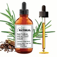 4Oz Plant Based Hair Oil. Neutral Natural Hair Oil, Tik Tok, Castor oil, Rosemary, Coffee, Cloves, B