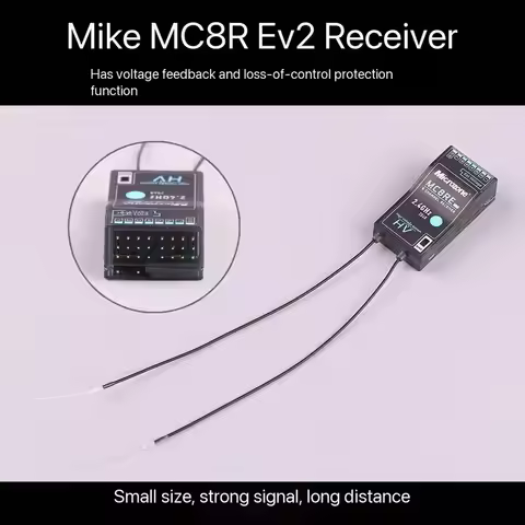 Mike remote control receiver set E6R-E self stabilizing MC7RE-V2 MC8RE-V2 9002 6CC78B