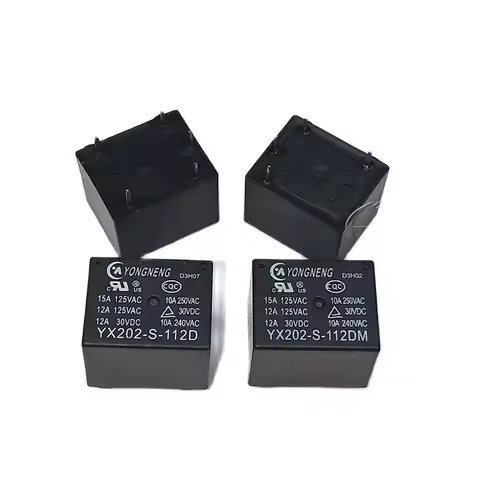 5pcs YX202-S-112D YX202-S-112DM Pressure Cooker Relay 4 feet A set of 12V thermos kettle, rice pot, 