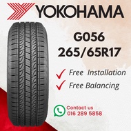 2656517 265-65-17 265/65R17 265 65 17 YOKOHAMA AT HT 4x4 G056 TYRE TIRE TAYAR 4X4
