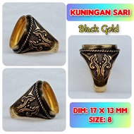 Brass bronze agate ring 25 agate ring agate stone