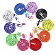 Data Cable 3 Meters/ Data Cable Shoelace 3M Micro USB Android Flat 3 Meters long