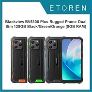 Blackview BV5300 Plus Rugged Phone Dual Sim 128GB Black/Green/Orange (8GB RAM)