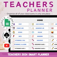 Teachers Planner | Digital Planner 2024 | Google Sheets