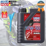 Nhớt LIQUI MOLY SYNTH 4T RACE 10W50 1 Lít dành cho xe số xe côn [Mua 5 tặng 1 phểu]