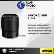 Nikon NIKKOR Z 35mm F1.8 S Lens for Nikon Z9 Z8 Z7 ii Z6 ii Z5 Zfc Z30 | Nikon Singapore Warranty
