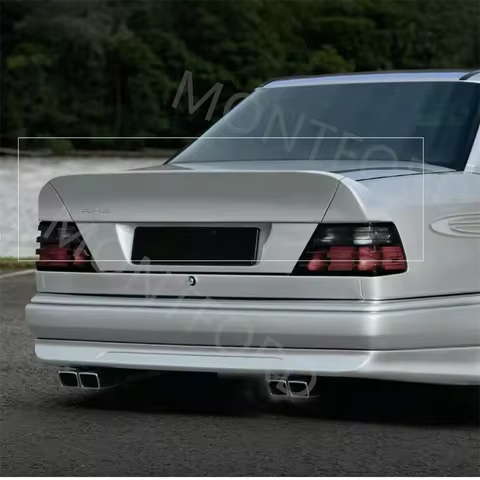 For Mercedes 1986-95 W124 E class AMG Style 3 piece Trunk Wing Spoiler