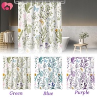 Bathroom Shower Curtain Polyester Plant Leaf Bath Curtain Waterproof Botanical Shower Curtain SHOPSK