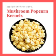 Mushroom popcorn kernels | Bertih jagung cendawan | 蘑菇爆米花 | Halal