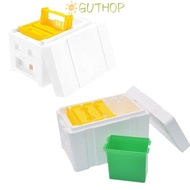 GUTHOP Beekeeper Garden Pollination Box, Beekeeping Equipment Foam Bee Hive Box Queen Bee Breeding B