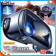 VRG Pro 3D VR Glasses Adjustment Movies Visual Headset Suitable for 5-7 inch smartphone Head-Mounted