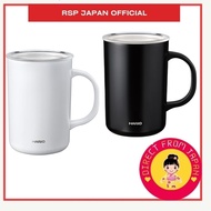 【JAPAN Seller♥】HARIO CMG-350-W Ceramic Coating Vacuum Double Insulated Mug White 11.8 fl oz (350 ml)