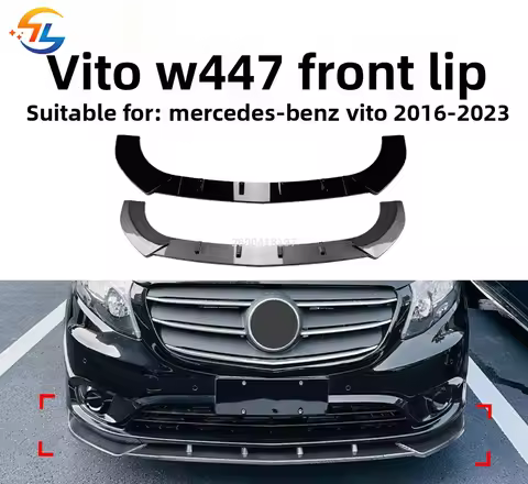 For Mercedes-benz Vito W447 2016-2023 Front Lip Front Shovel Spoiler Exterior Modification Accessori