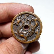 Laoshan Ghost Back Gossip Town House Copper Coins Ancient Coins Pure Copper Spend Money Big Coins Co