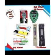 paket alat ukur ph air , tds , dan ph meter tanah