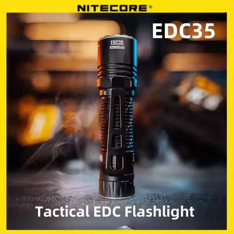 Nitecore hiking Flashlight EDC35 USB-C Rechargeable 5000 Lumens LED EDC UHi Beam Distance 550 meters