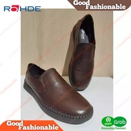 Sepatu Pria ROHDE Bahan Kulit Asli 100% Sepatu Slip On Pria