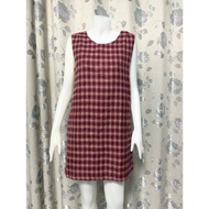 (DR1404) Plaid Dress Sleeveless Size 160/84A Chest 36 ️Secondhand ️