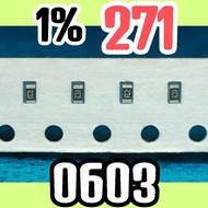 10pcs Chip resistor smd 271 2700 270R 1% size 1608 0603 270ohm 270 ohm