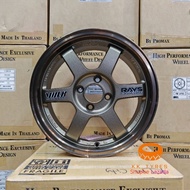 [4PCS] New Sport Rim 15inch Promax Wheels🇹🇭TE37 15X7JJ ET35 4H100 Old Gold