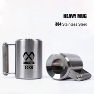 XMASTER Heavy Mug 8KG 10KG Dumbbell, 304 Stainless Steel, Muscle Strength Training, Fitness ROGUE