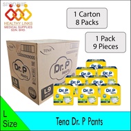 【NEW stock】∈Tena Dr. P Pants (1 Carton 8 Packs) - Size M (10x8) / L (9x8) / XL (8x8)
