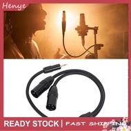henye-my ASHATA Dual XLR to 1/8 Inch TRS Cable 1.64FT  20 AWG 4N OFC Male Stereo Y Splitter for Medi