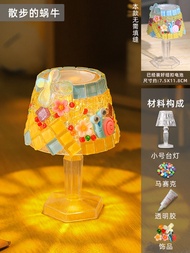 Đèn Bàn Mosaic DIY Đèn Đêm Thủ Công Quà Tặng Sinh Nhật Sáng Tạo Ngày Quốc Tế Phụ Nữ Đồ Chơi Sáng Tạo