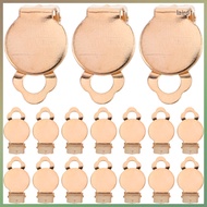 50pcs Non Pierced Ears Clip On Earring Backs Findings Earring Making Supplies For Non Pierced Ears F