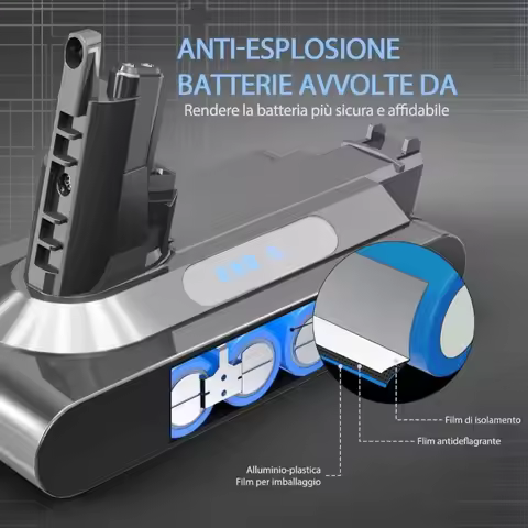 for Dyson V10 SV12 6Ah Battery for Cyclone V10/Animal/Absolute/Motorhead/Fluffy Vacuum Cleaner, Rech