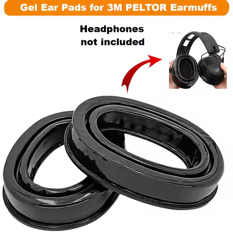 Gel Ear Pads for 3M PELTOR Earmuffs, Personal Protective Equipment ,Comfort Replacement Ear Muffs Cu