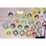 Hetalia rabbit Ver Character badge pin World Stars Japan prussia germany italy romano russia france 