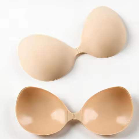 Push-up Sticky Bra Waterproof Sweat-proof Invisible Bra Reusable Silicone Adhesive Bra For Women Wit