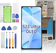 OLED Screen Replacement for Samsung Galaxy S23 Ultra 5G (SM-S918U/S918A/S918W) 6.78" Touch Digitizer