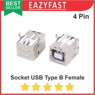 USB Socket Type B Connector Printer 4 Pin Female Female