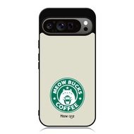 HP Google Pixel 9 8 7 6 5 4 3 Pro XL 4g 5g TPU Custom Phone Softcase Meow Bucks Coffee
