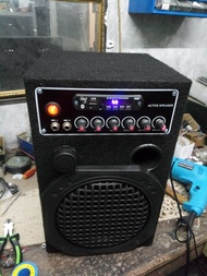 Speaker Aktif 8 inch Rakitan plus combo 5A/25V