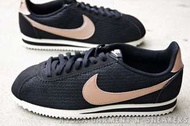 紐約站NIKE WMNS CORTEZ LEATHER LUXE 黑 玫瑰金 阿甘 女鞋 861660-002