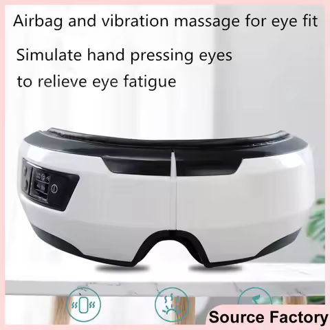 5D Intelligent Airbag Vibration Eye Massager Bluetooth Hot Compress Eyes Care Instrument Glasses Fat