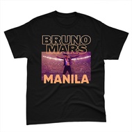 (HOT) Bruno Mars "Manila Concert" "Artist" | Collectable S-5XL Men And Women Cotton T-Shirt