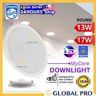 [SIRIM] PHILIPS MESON LED DOWNLIGHT 13W / 17W Recessed Downlight LED Down Light Ceiling Light 天花板灯 Lampu Siling Home