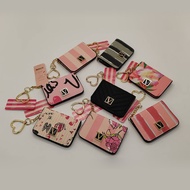 VS Card Holder Coin Purse Portable Bus Card Bank Card Storage Bag Bank Card Key Case