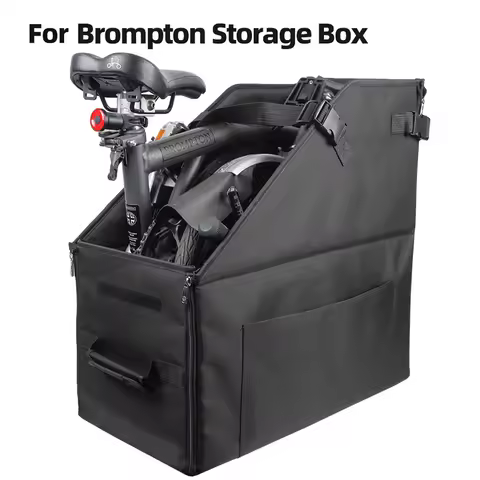 Portable Folding Bike Storage Box For Brompton Dustproof Waterproof Box Car Trunk Transport Storage 