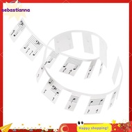 Piano Notes Sticker Staff Piano Key Stickers 88-Key Full Size